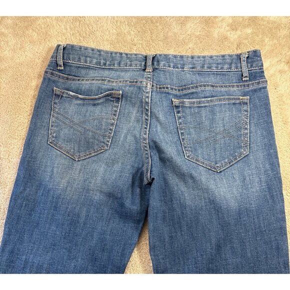 Aeropostale Womens Hailey Flare Denim Jeans Size 9/10 Regular Medium Wash - Picture 7 of 11